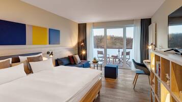 Deluxe-Doppelzimmer | 1 Schlafzimmer, Betten mit Memory-Foam-Matratzen, Zimmersafe