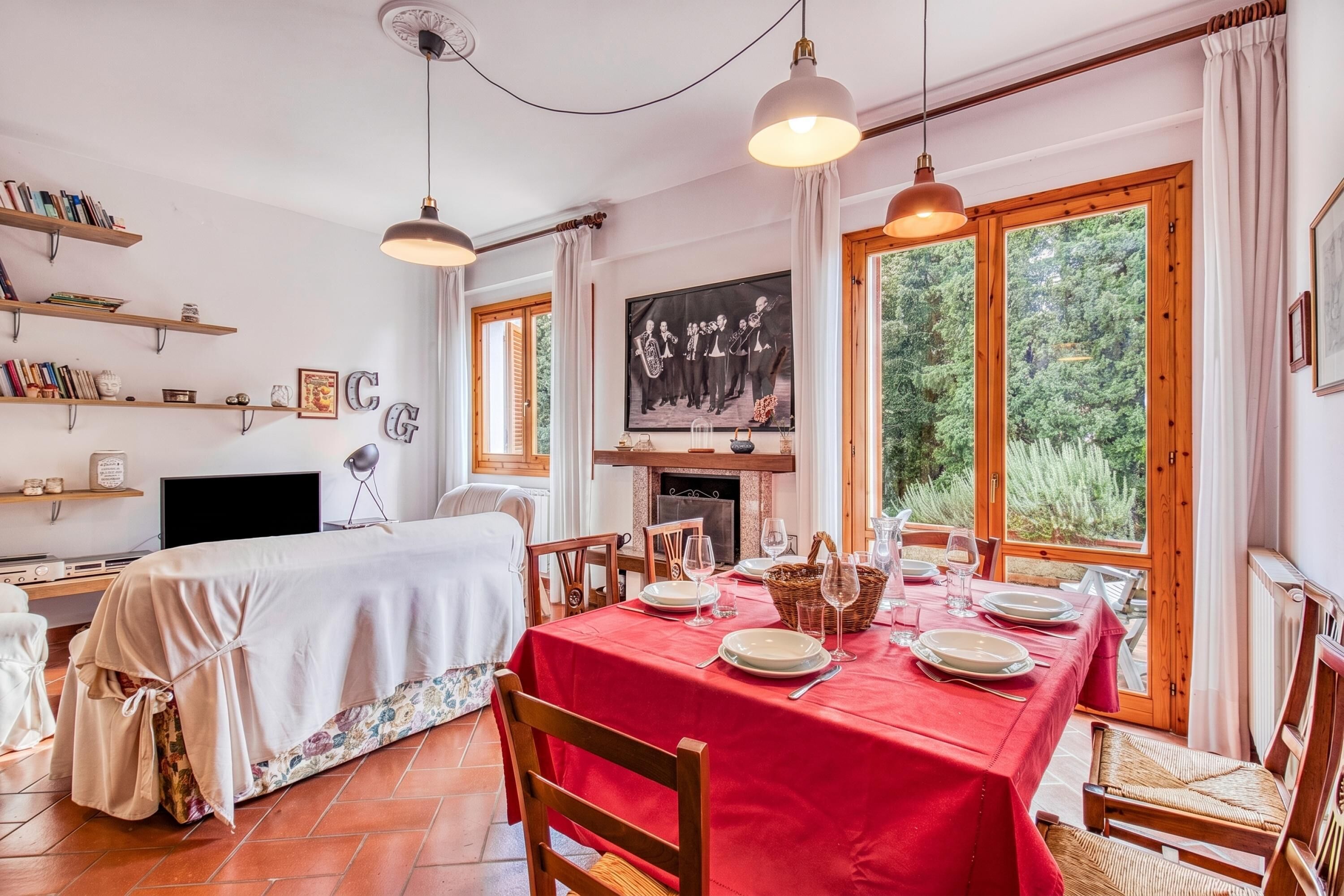 Casa standard, vários quartos, 2 banheiros (Casa Acone In Mugello - Near Florence) | Opções para refeição