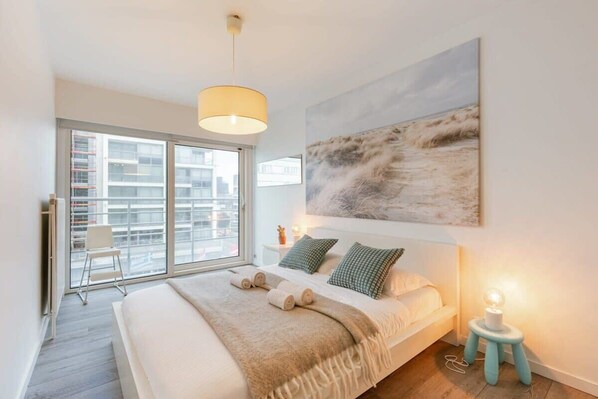 2 bedrooms, iron/ironing board, WiFi, bed sheets - Huswell - Cozy apartment with sea view (Koksijde)