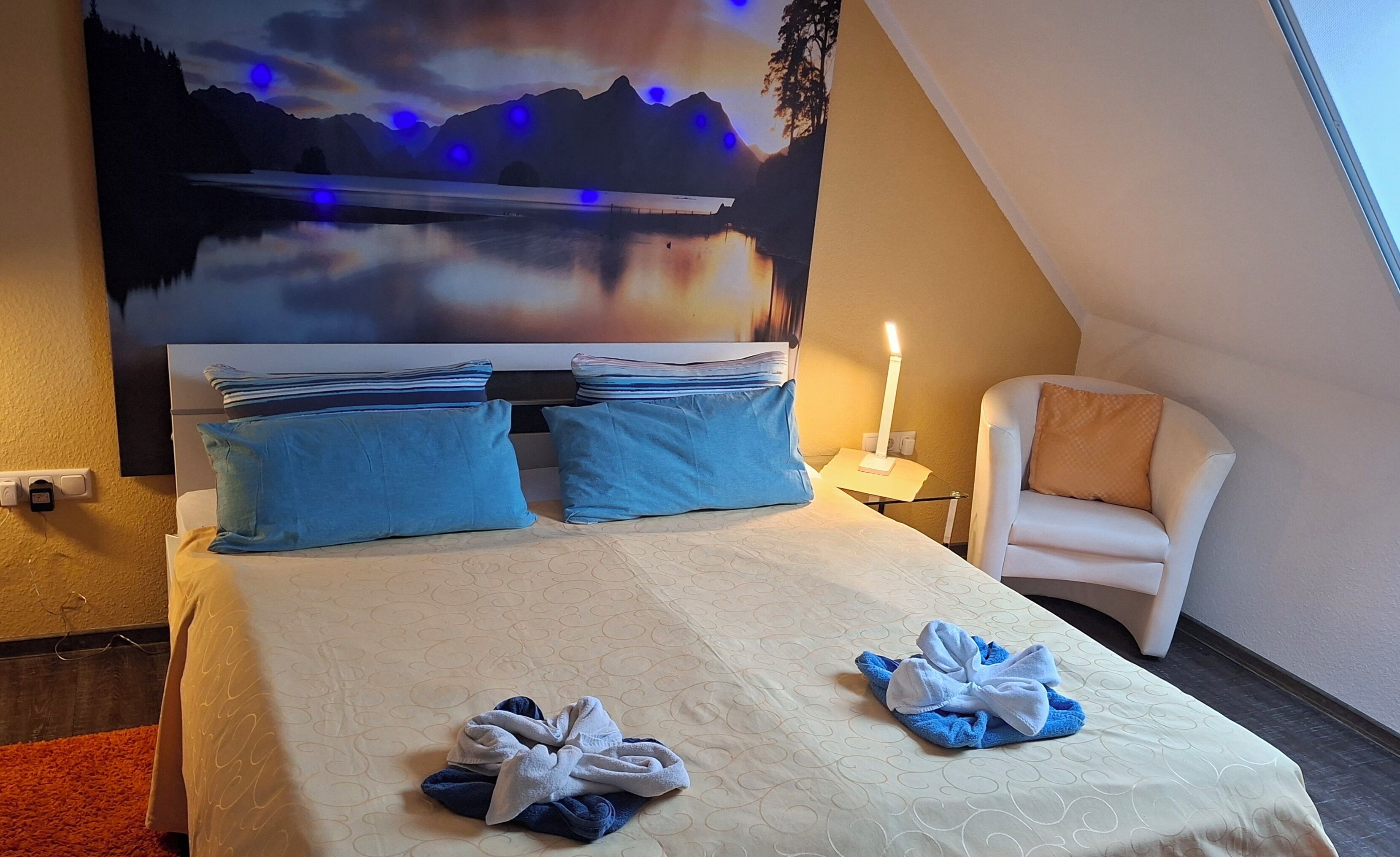 1 Schlafzimmer, Bügeleisen/Bügelbrett, kostenloses WLAN, Bettwäsche