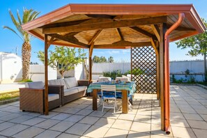 Standard Villa, Multiple Bedrooms (Villa Oasi al mare near the sea with) | Outdoor dining - Villa Oasi al mare near the sea with pool (Melendugno)