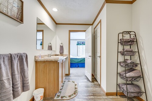 < 1 Mi to Beach: Peaceful Brant Lake Home!