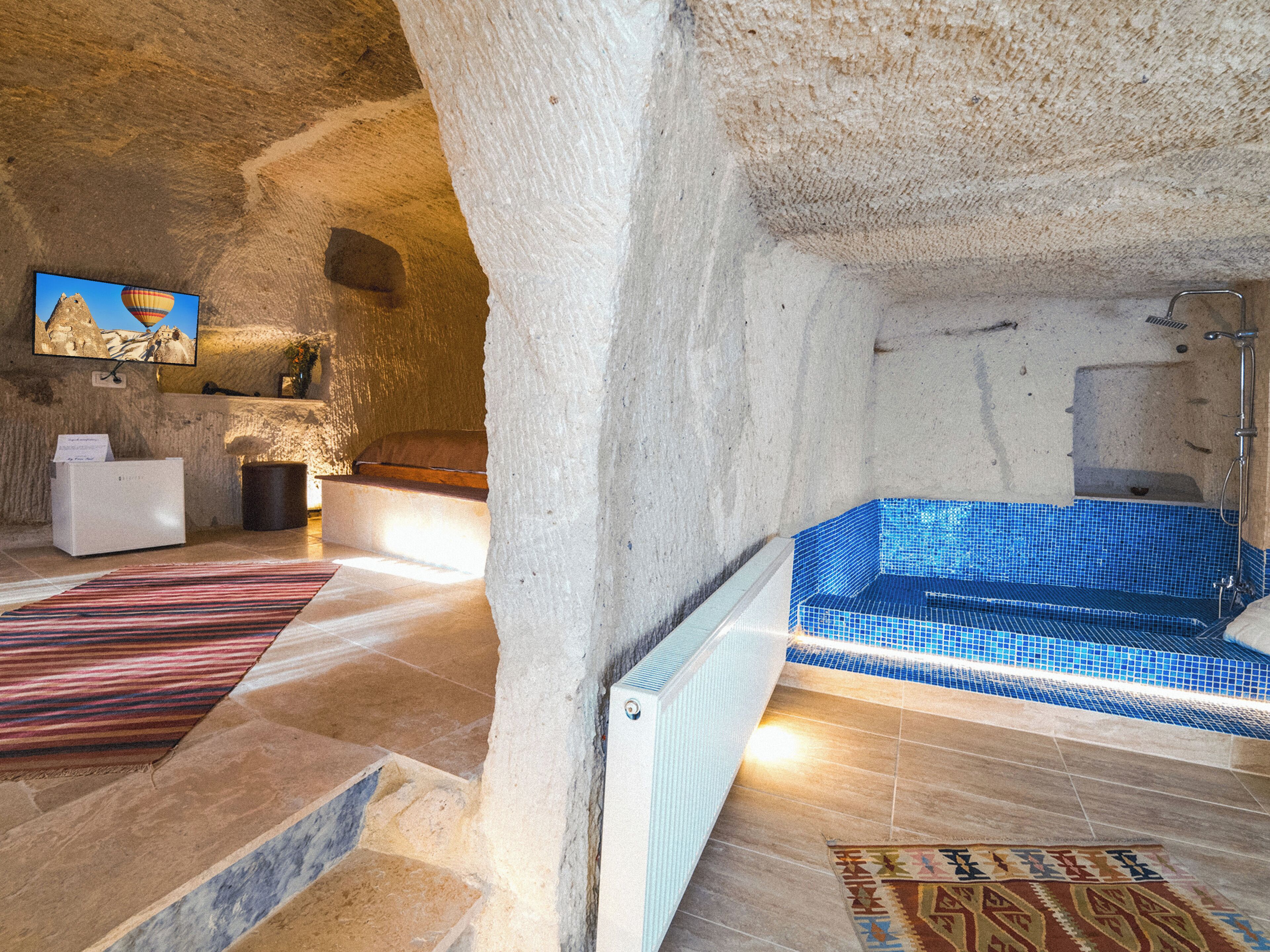 Pasabaglari Relaxation Pool Cave Suite | Minibar, décoration personnalisée, ameublement personnalisé