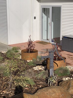 Fassade der Unterkunft