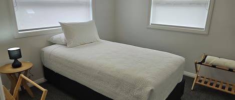 2 bedrooms, individually decorated, individually furnished, desk