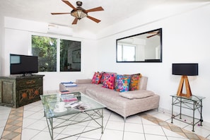 TV, DVD player - Amazing ocean view from Estrellita de Mar 303 2BD Condo for rent in Amapas, Puer (Puerto Vallarta)