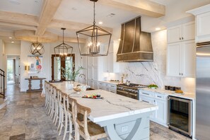 Fridge, microwave, oven, stovetop - Sleeps 24, Elevator, Private Beach Boardwalk, Infinity Pool | 20 Bradley Circle (Hilton Head Island)