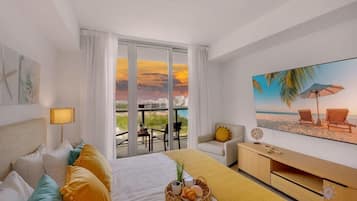 1 Schlafzimmer, Schreibtisch, Bügeleisen/Bügelbrett, Reisekinderbett
