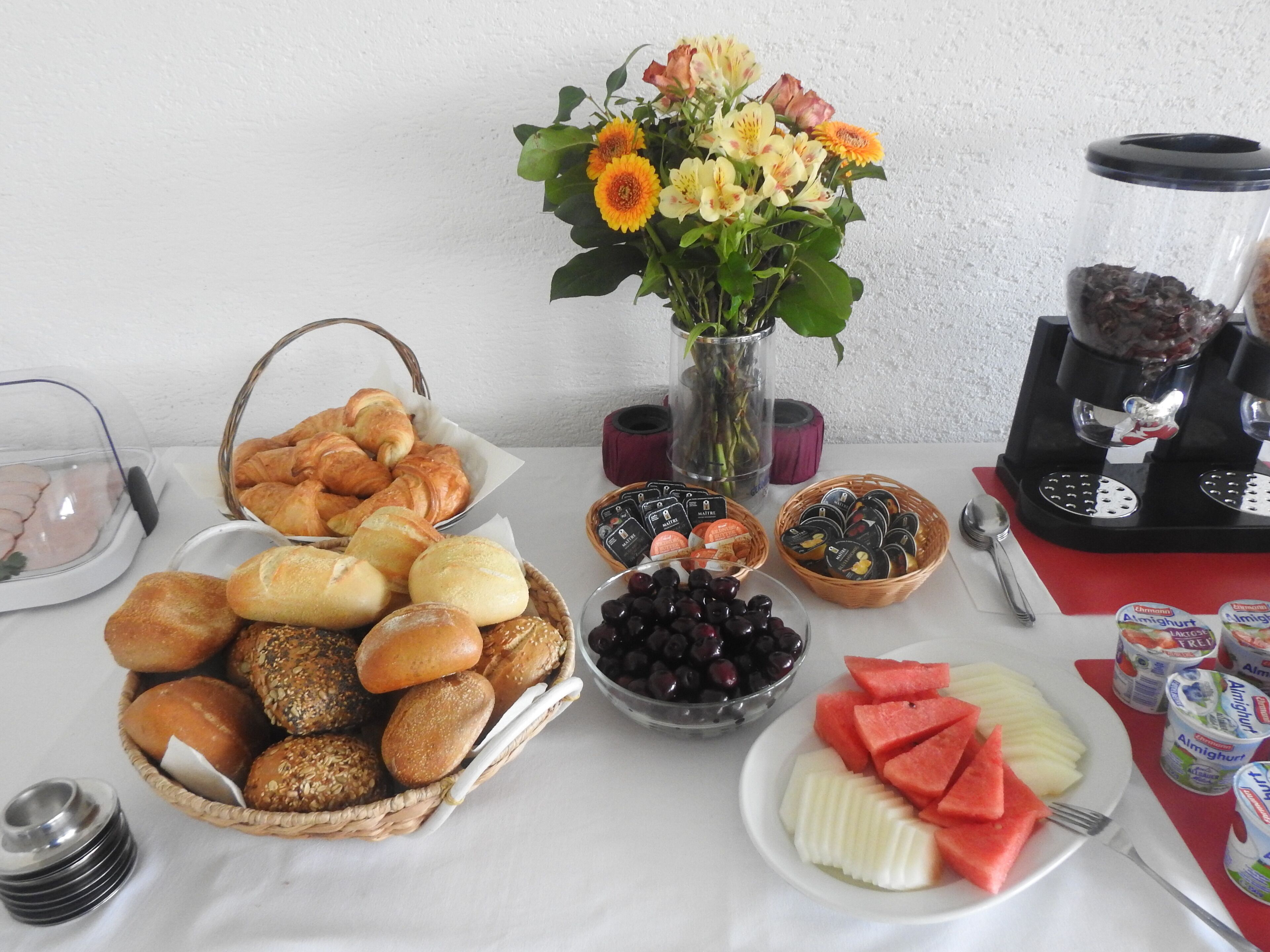 Morgenmadsbuffet hver dag mod et gebyr
