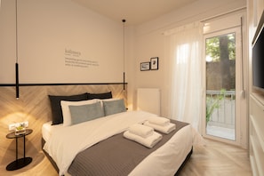 Deluxe-Apartment | 2 Schlafzimmer, Zimmersafe, individuell dekoriert