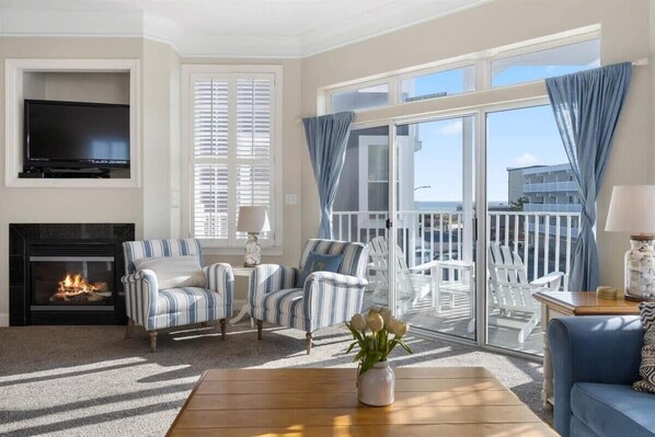 TV - Large Oceanside Home Steps from the Beach w/ Pool (Ocean City)