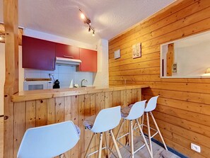 Dining - Cozy studio near Linga cable car, with parking (Châtel)