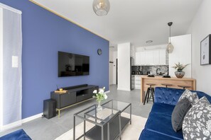 Leilighet, 1 soverom, balkong | 1 soverom og sengetøy