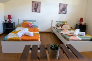 2 bedrooms, iron/ironing board, travel crib, free WiFi