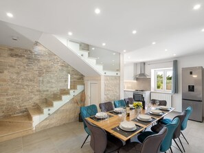 Dining - Charming Istrian villa with a sea view near Rovinj, Istria, Croatia (Gajana)