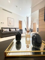 One-Bedroom Apartment with Double Sofa Bed | In-room safe, individually decorated, individually furnished