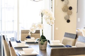 Townhome, 4 Bedrooms | Dining - Family Townhome Near Disney! Patio W/pvt Splash Pool, Modern Decor,free Wifi, Resort W/waterpark! 4 Bedroom Townhouse by RedAwning (Kissimmee)