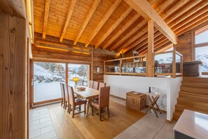 Dining - Above the Clouds - spacious chalet with great view (Haute-Nendaz)