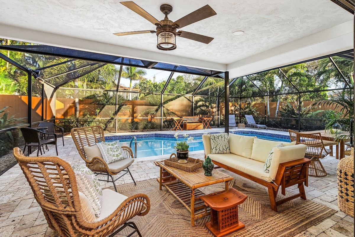Photo 20 of Renovated Villa less than 1 mile to beach with Pool & Spa! Dog Friendly!