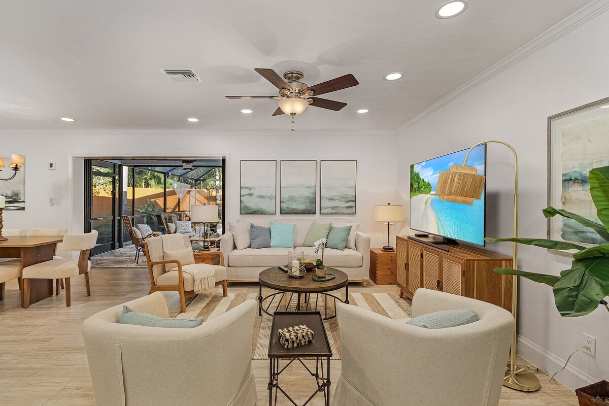 Photo 5 of Renovated Villa less than 1 mile to beach with Pool & Spa! Dog Friendly!
