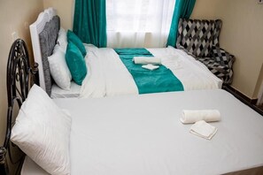 3 habitaciones, wifi y ropa de cama 