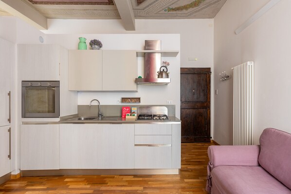 Fridge, oven, dishwasher, electric kettle