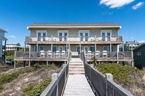 Exterior - Glasshouse West, Oceanfront Duplex in Emerald Isle, NC! (Emerald Isle)
