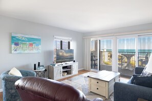 Smart TV - Sound Of The Sea West 301, Oceanfront Condo in Emerald Isle, NC! (Emerald Isle)