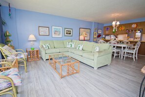 TV - Summer Winds A-115, Oceanfront Condo in Indian Beach, NC! (Indian Beach)