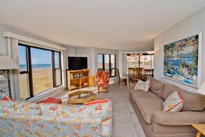 Smart TV, DVD player - Summer Winds C-120, Oceanfront Condo in Indian Beach, NC! (Indian Beach)