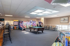 Games room - Summer Winds B-237, Oceanfront Condo in Indian Beach, NC! (Indian Beach)