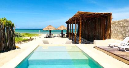 Chic Mexican Style Villa Kookay, Beach Club & Pool