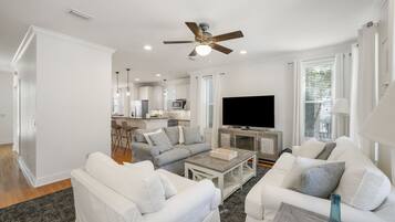 Smart TV de 65 pulgadas con canales digitales, Netflix y Hulu