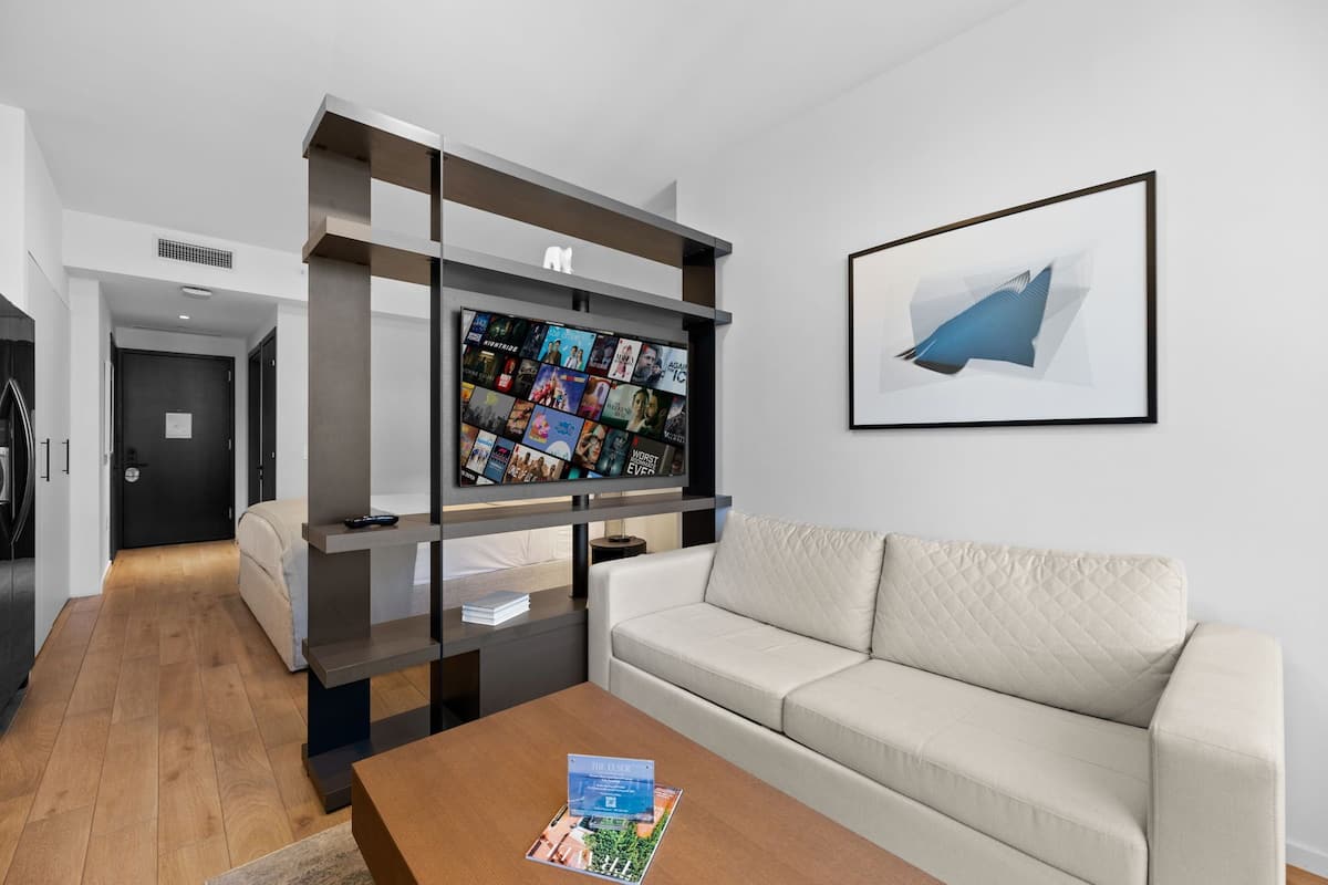 55-inch Smart TV with cable channels