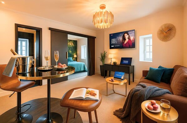 Living area - Grande Suite Chalereuse au Coeur de Tullins (Tullins)