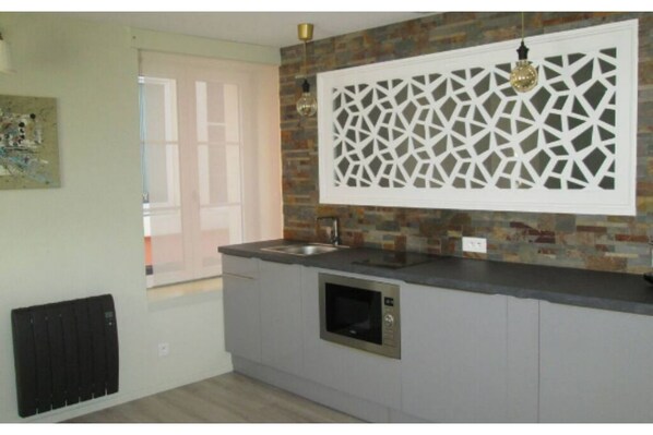 Private kitchen - Appartement Porte Violette 3 Etoiles (Belfort)