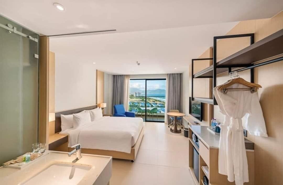 Chambre Double Deluxe, vue océan | Vue depuis le balcon