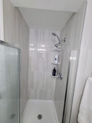 Free toiletries, hair dryer, towels