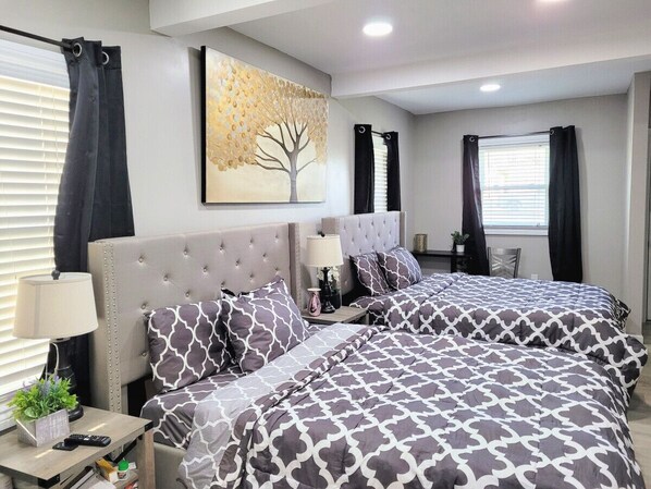 5 habitaciones, escritorio, tabla de planchar con plancha y wifi gratis 