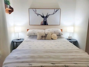 2 bedrooms, desk, iron/ironing board, free WiFi