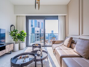 Deluxe-Apartment | Wohnzimmer