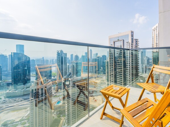 Deluxe-Apartment | Balkon