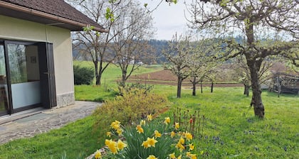 Apple Tree Cottage located in a private garden with an orchard comfortable for 8