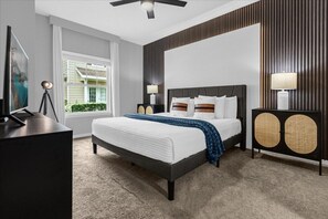 3 bedrooms, iron/ironing board, WiFi, bed sheets