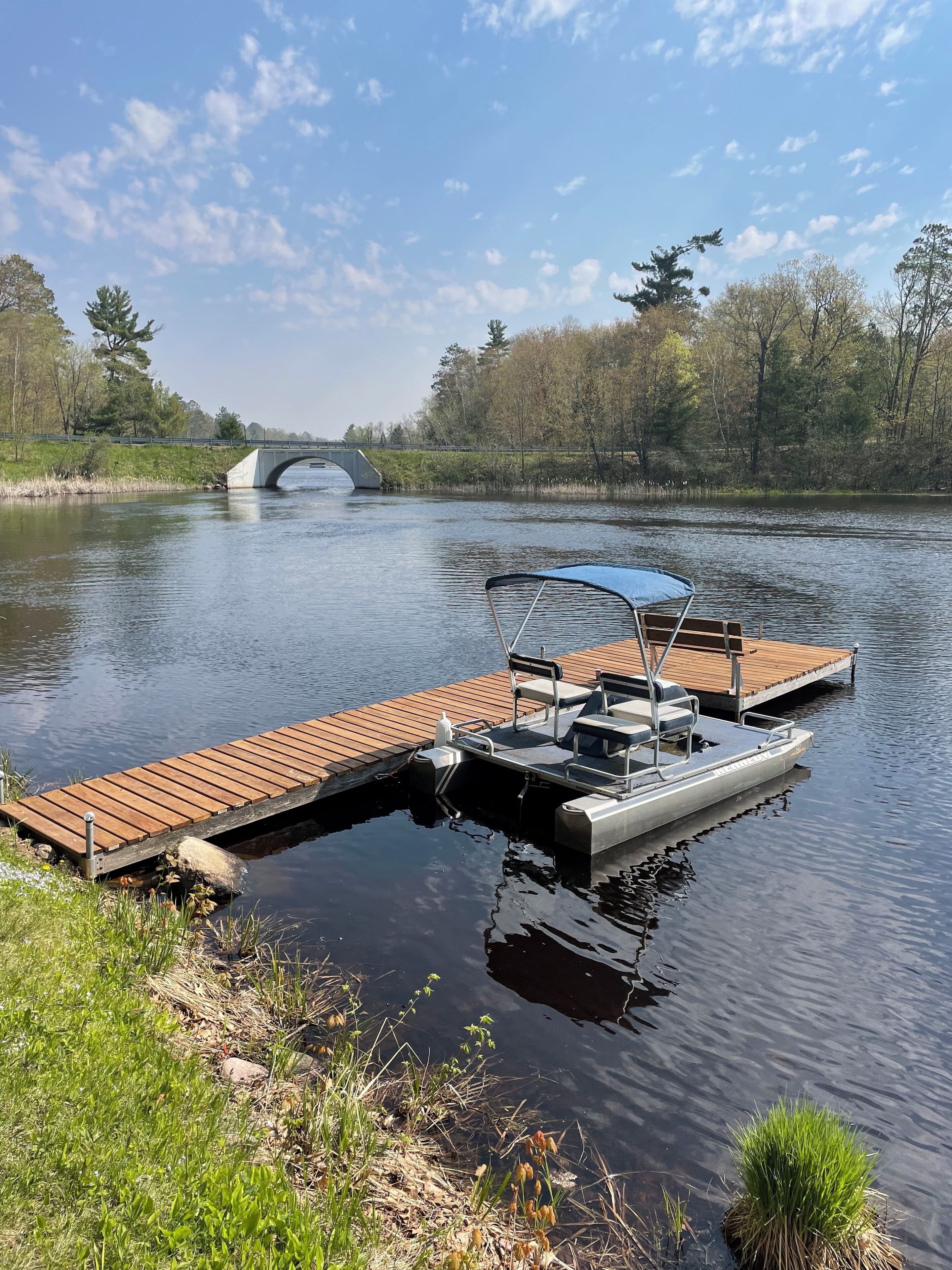 Emily Channel Cabin on the water with ATV trail access from your doorstep!