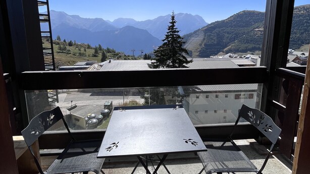 Outdoor dining - Studio 4 Personnes - Coeur Station (Huez)
