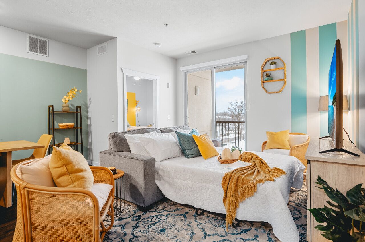 2 bedrooms, desk, iron/ironing board, free WiFi