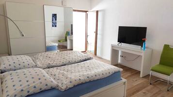 1 makuuhuone, ilmainen Wi-Fi, vuodevaatteet