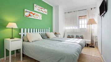 1 dormitorio, wifi gratis, ropa de cama
