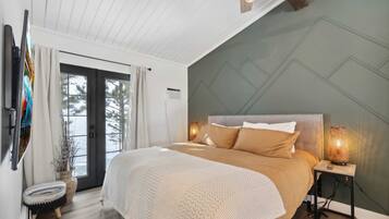 1 habitación, tabla de planchar con plancha, wifi y ropa de cama